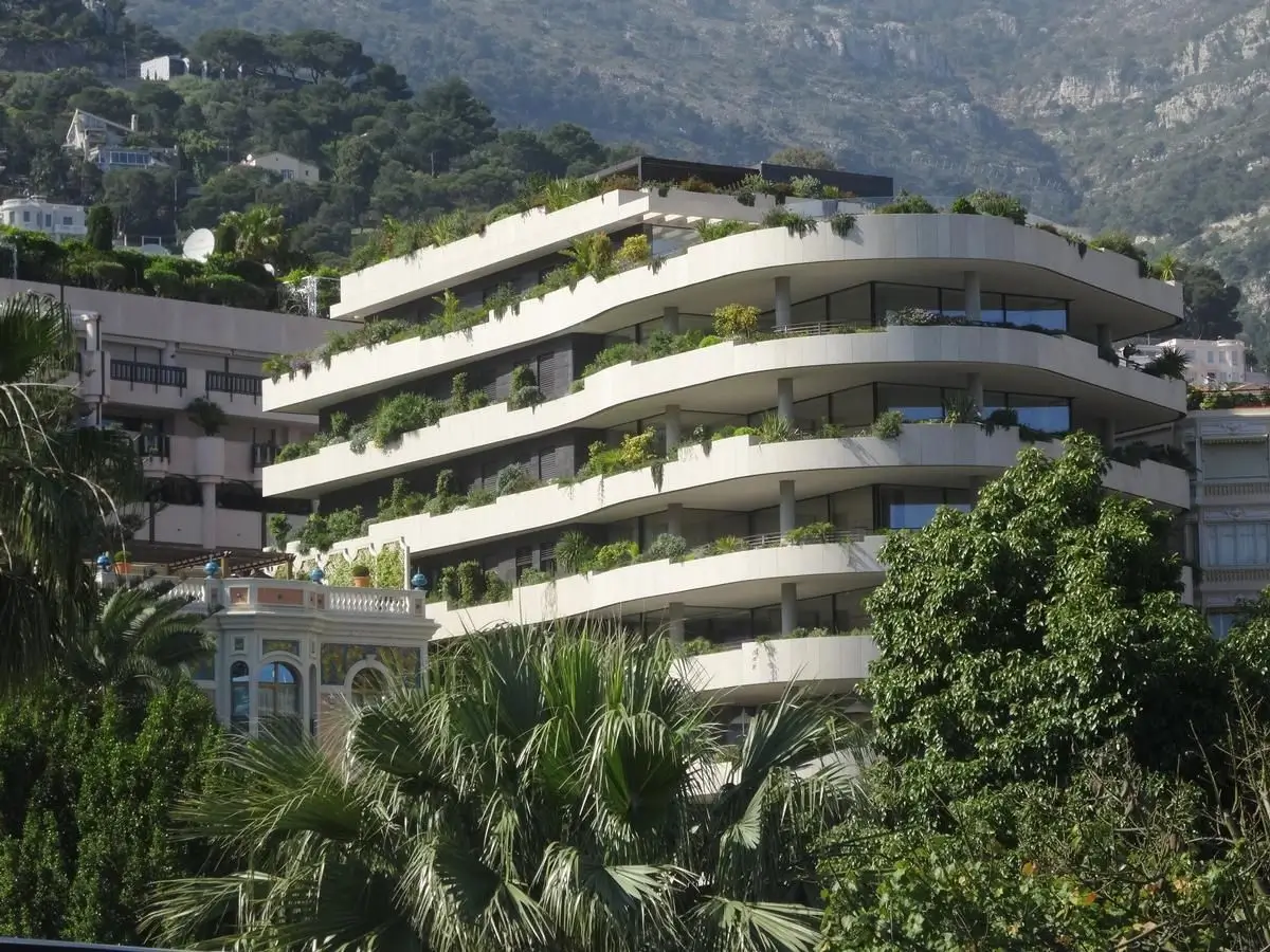 La Petite Afrique building in Monte-Carlo | Carré d'or district in Monaco.
