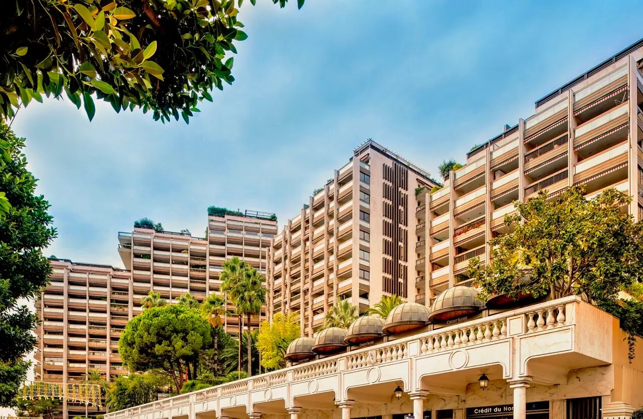 Park Palace building in carré d'or district in Monaco.