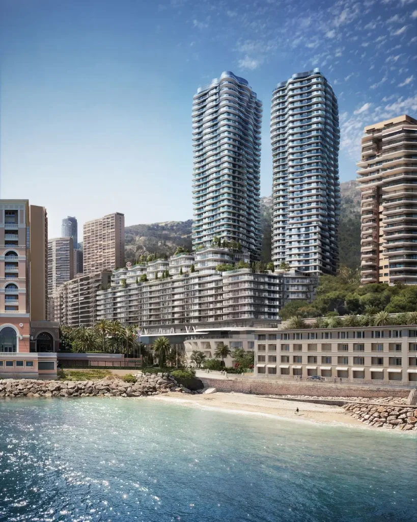 The Testimonio II and Bay House complex in Monaco's La Rousse - Saint Roman neighbourhood