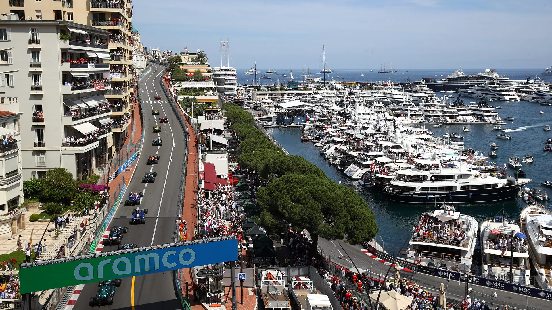 A Monaco apartment with a balcony overlooking the Grand Prix track